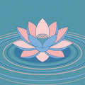 Lotus Flower Pink Blue Rug Living Room Decor Washable NonSlip