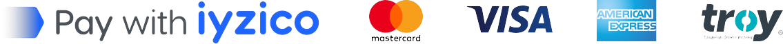 Pay with iyzico — Mastercard, Visa, American Express, Troy